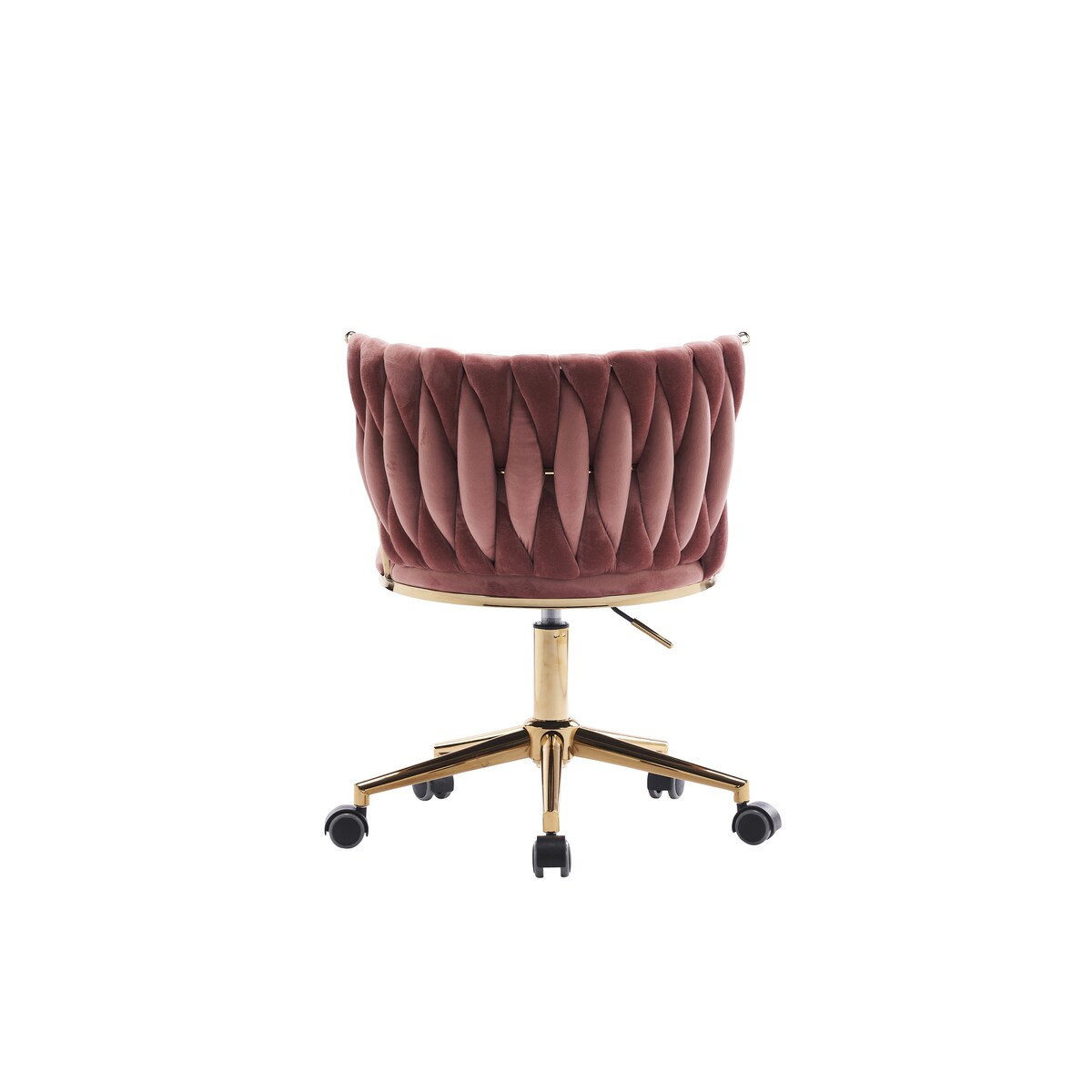 Office Desk Chair, Upholstered Home Office Desk Chairs with Adjustable Swivel Wheels, Ergonomic Office Chair