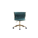 Office Desk Chair, Upholstered Home Office Desk Chairs with Adjustable Swivel Wheels, Ergonomic Office Chair