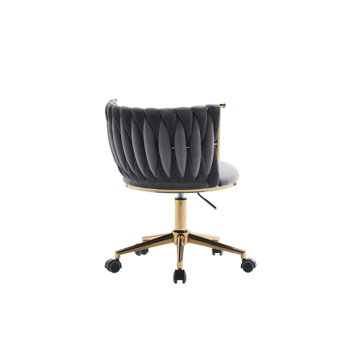 Office Desk Chair, Upholstered Home Office Desk Chairs with Adjustable Swivel Wheels, Ergonomic Office Chair