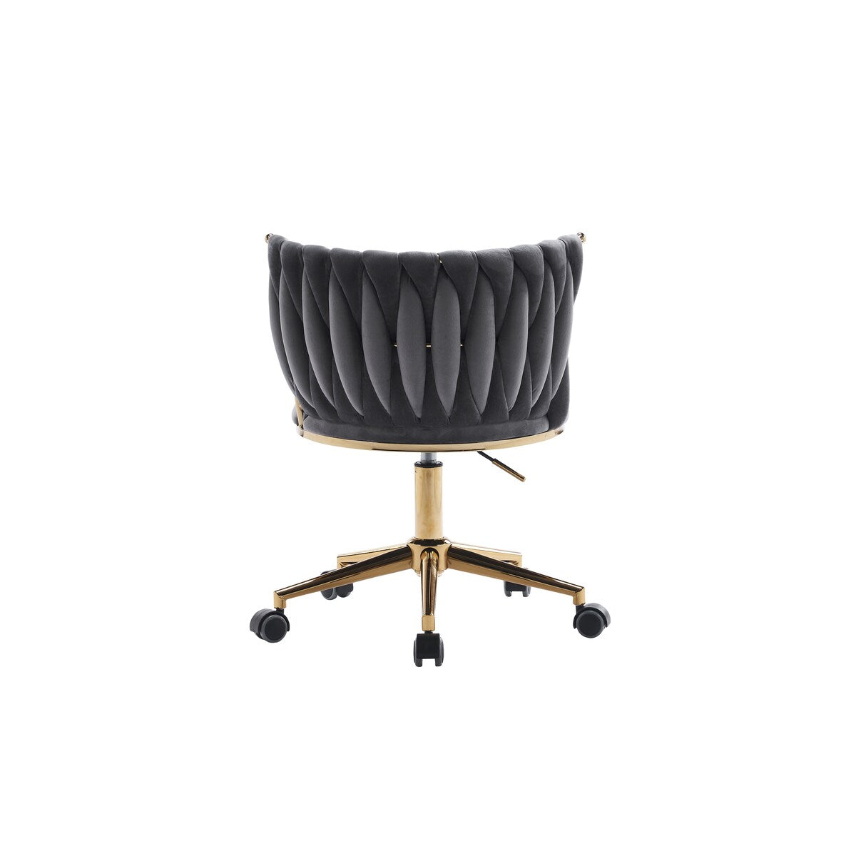 Office Desk Chair, Upholstered Home Office Desk Chairs with Adjustable Swivel Wheels, Ergonomic Office Chair