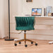 Office Desk Chair, Upholstered Home Office Desk Chairs with Adjustable Swivel Wheels, Ergonomic Office Chair