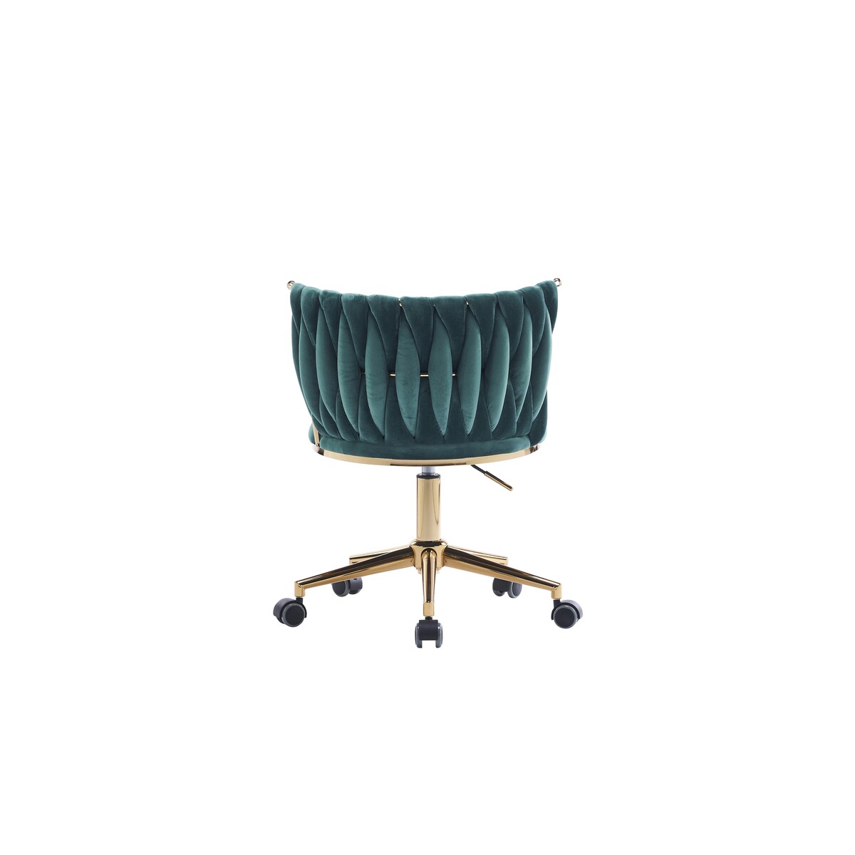Office Desk Chair, Upholstered Home Office Desk Chairs with Adjustable Swivel Wheels, Ergonomic Office Chair