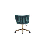 Office Desk Chair, Upholstered Home Office Desk Chairs with Adjustable Swivel Wheels, Ergonomic Office Chair