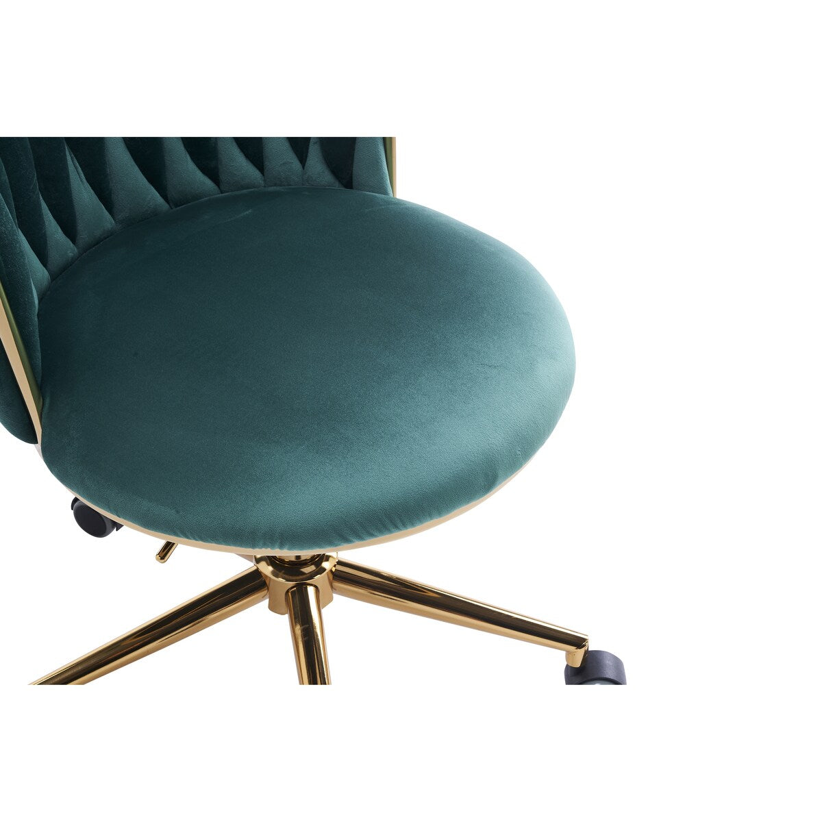 Office Desk Chair, Upholstered Home Office Desk Chairs with Adjustable Swivel Wheels, Ergonomic Office Chair