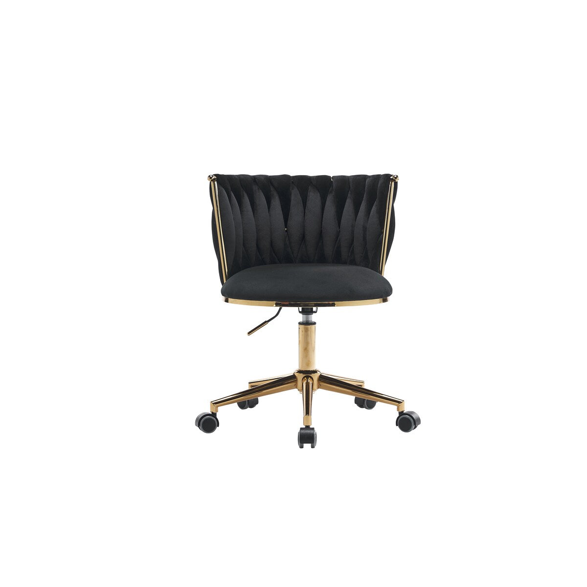 Office Desk Chair, Upholstered Home Office Desk Chairs with Adjustable Swivel Wheels, Ergonomic Office Chair