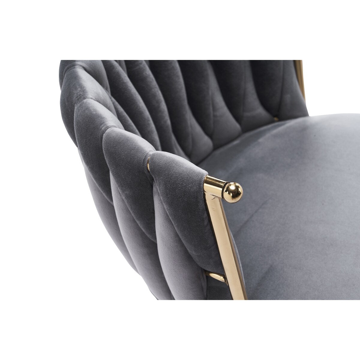 Office Desk Chair, Upholstered Home Office Desk Chairs with Adjustable Swivel Wheels, Ergonomic Office Chair