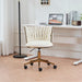 Office Desk Chair, Upholstered Home Office Desk Chairs with Adjustable Swivel Wheels, Ergonomic Office Chair