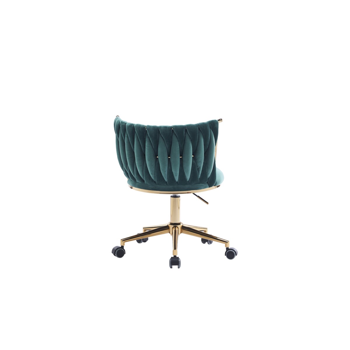 Office Desk Chair, Upholstered Home Office Desk Chairs with Adjustable Swivel Wheels, Ergonomic Office Chair