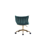 Office Desk Chair, Upholstered Home Office Desk Chairs with Adjustable Swivel Wheels, Ergonomic Office Chair