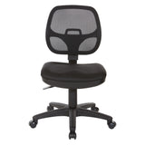 Office Star Mesh Screen Back Task Chair with Vinyl Seat