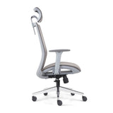 Global Pronex Office Swivel Chair with Breathable Mesh Back Cushion & Adjustable Headrest