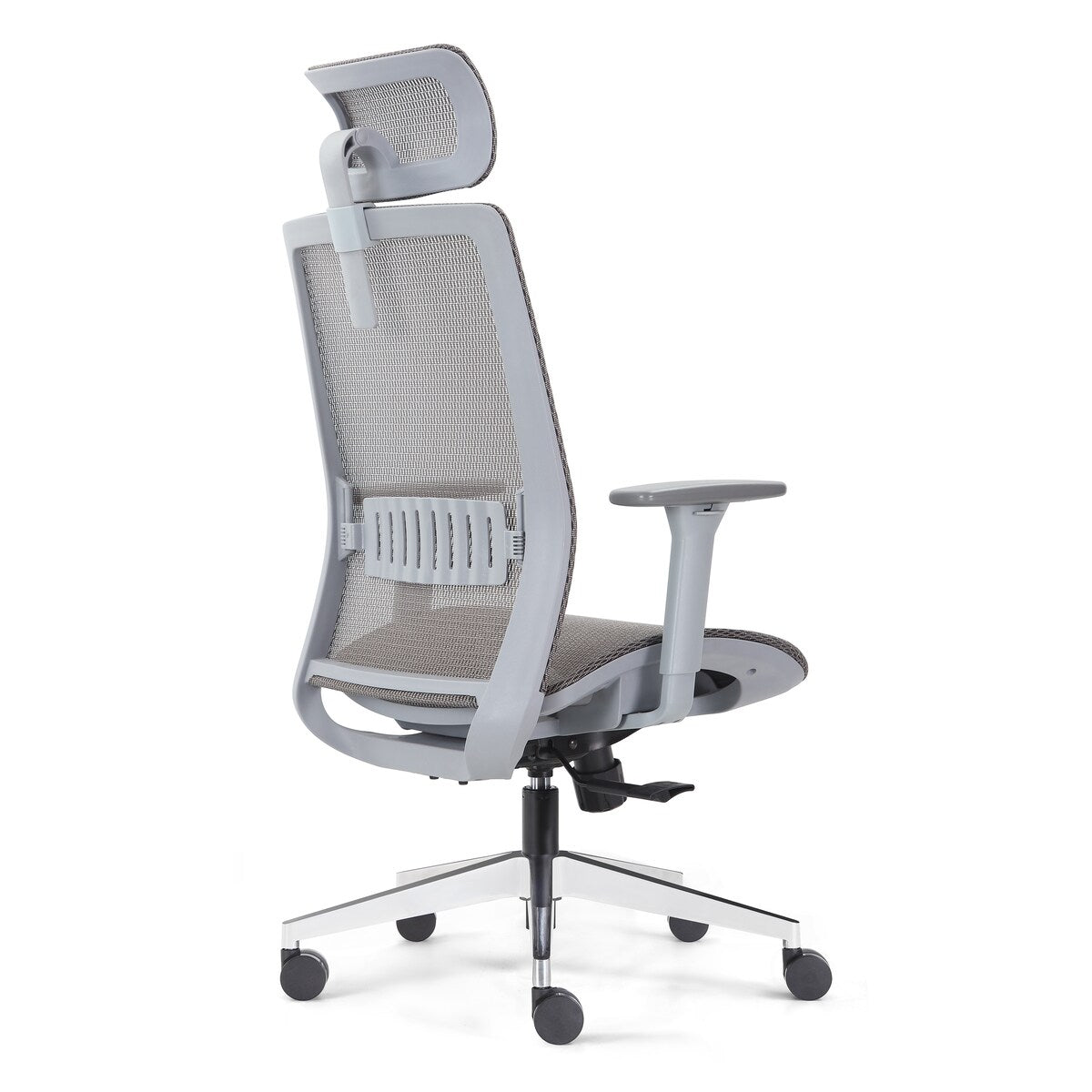Global Pronex Office Swivel Chair with Breathable Mesh Back Cushion & Adjustable Headrest
