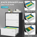 Office Vertical Files Cabinet with 3 Drawer And Lock