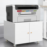 Office furniture Copier Cabinet With 2 door steel copier stand mobile pedestal file Printer Stand