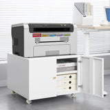 Office furniture Copier Cabinet With 2 door steel copier stand mobile pedestal file Printer Stand