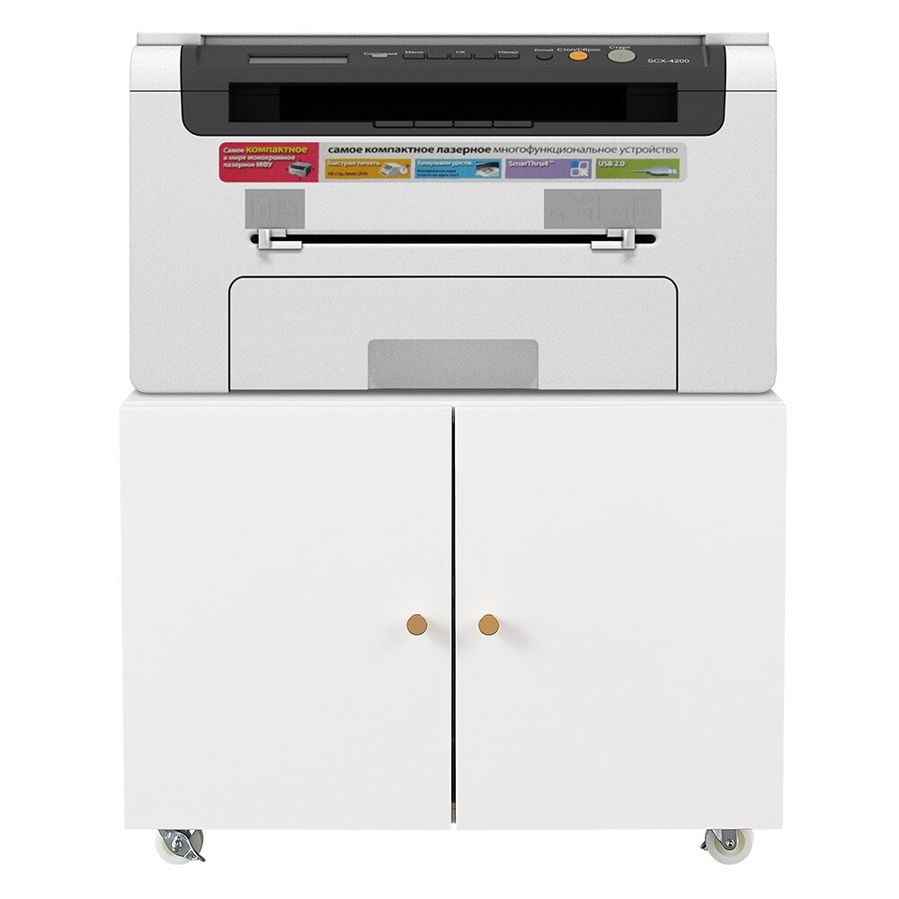 Office furniture Copier Cabinet With 2 door steel copier stand mobile pedestal file Printer Stand