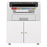 Office furniture Copier Cabinet With 2 door steel copier stand mobile pedestal file Printer Stand