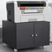 Office furniture Copier Cabinet With 2 door steel copier stand mobile pedestal file Printer Stand