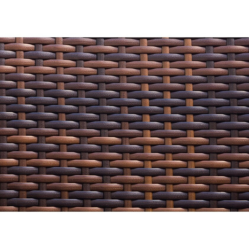 Ohana Outdoor Patio 7-piece Mixed Brown Wicker Conversation Set - No Assembly