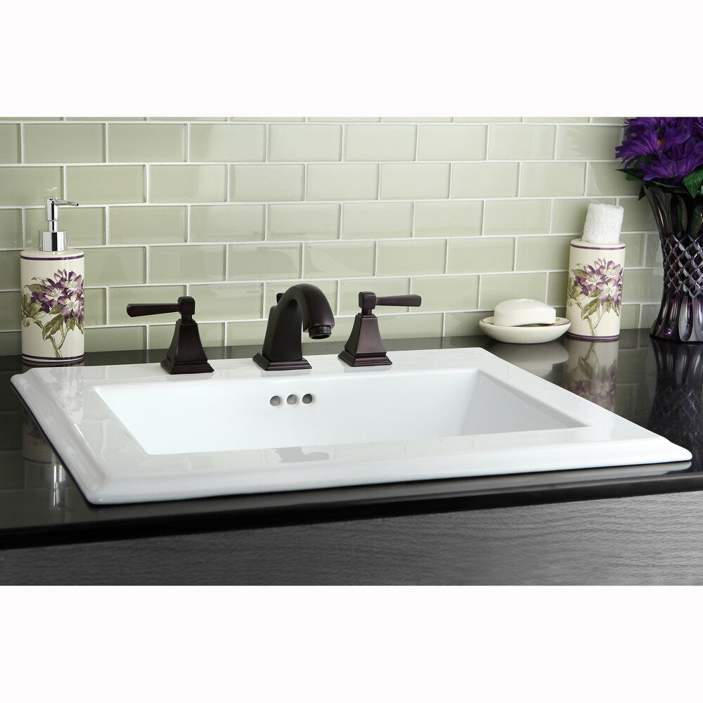 Kingston Brass Oil-rubbed Bronze Widespread Bathroom Faucet