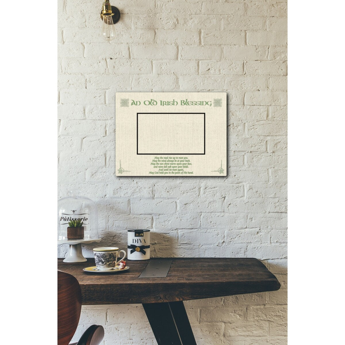 Old Irish Blessing 20x16 Gallery Wrapped Stretched Canvas