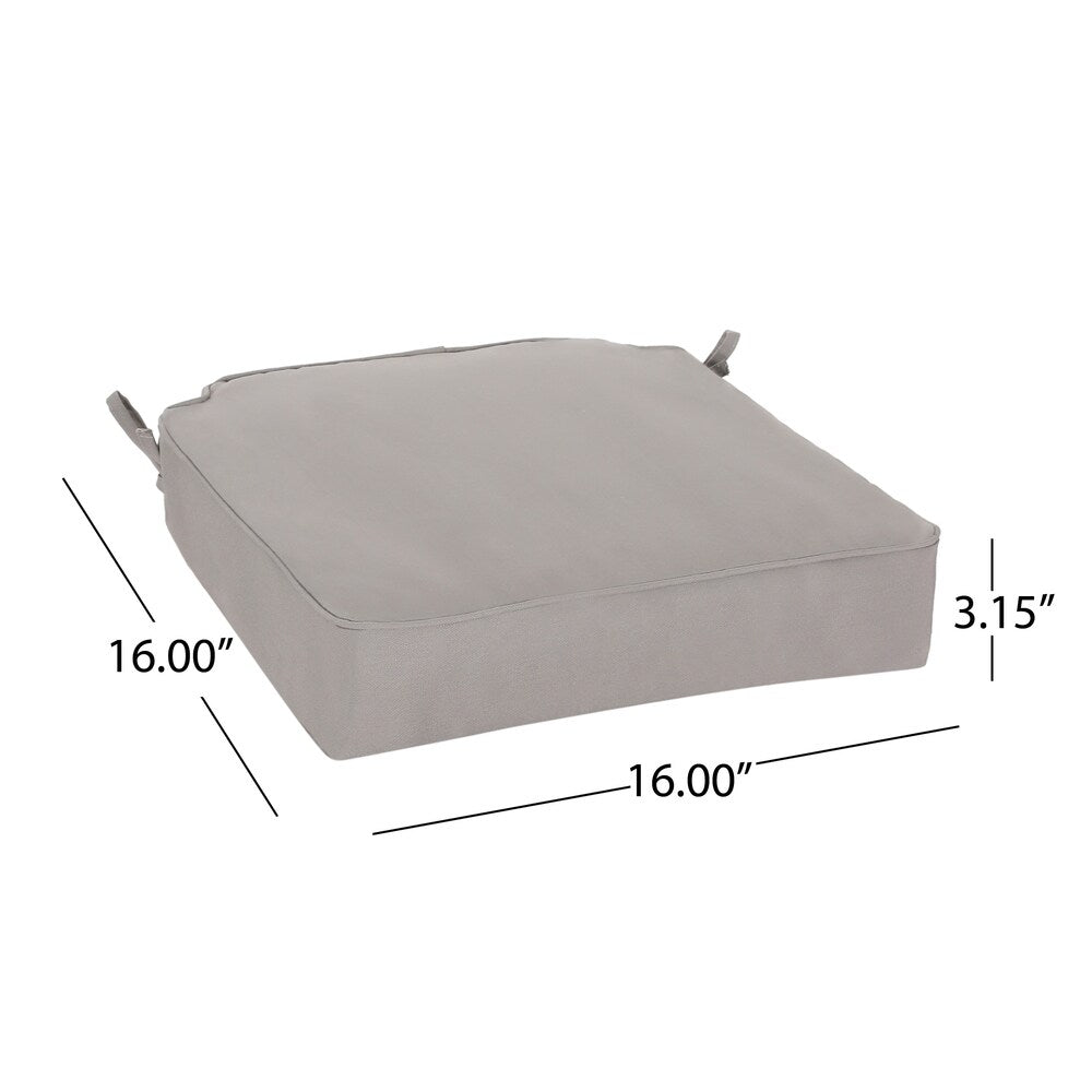 Old Orchard Outdoor Fabric Classic Skirted Chair Cushion by Christopher Knight Home
