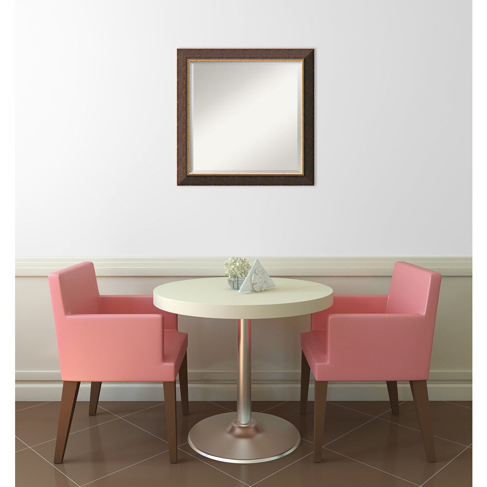 Old World Wall Mirror - Square 24 x 24-inch