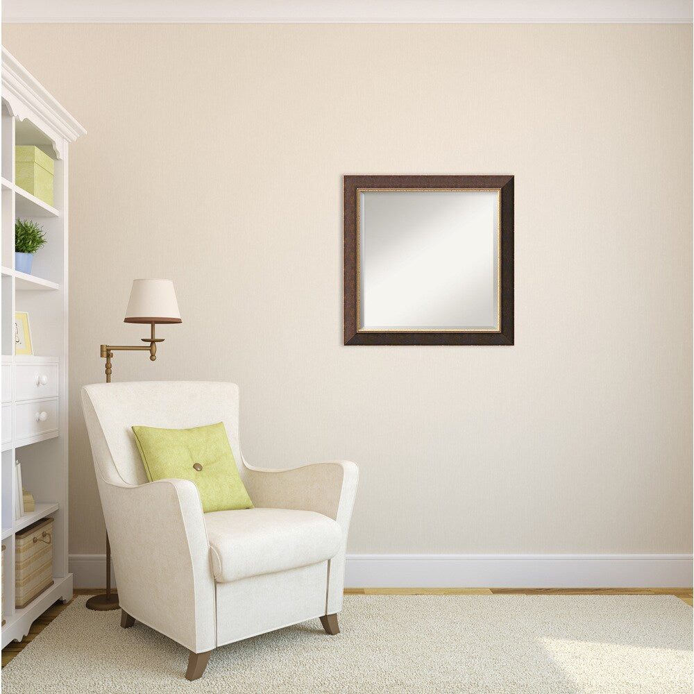 Old World Wall Mirror - Square 24 x 24-inch