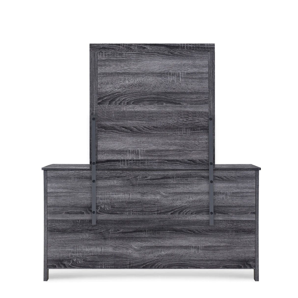 Olimont 6 Drawer Vanity Dresser with Square Mirror by Christopher Knight Home