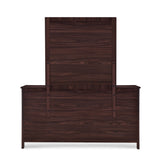 Olimont 6 Drawer Vanity Dresser with Square Mirror by Christopher Knight Home