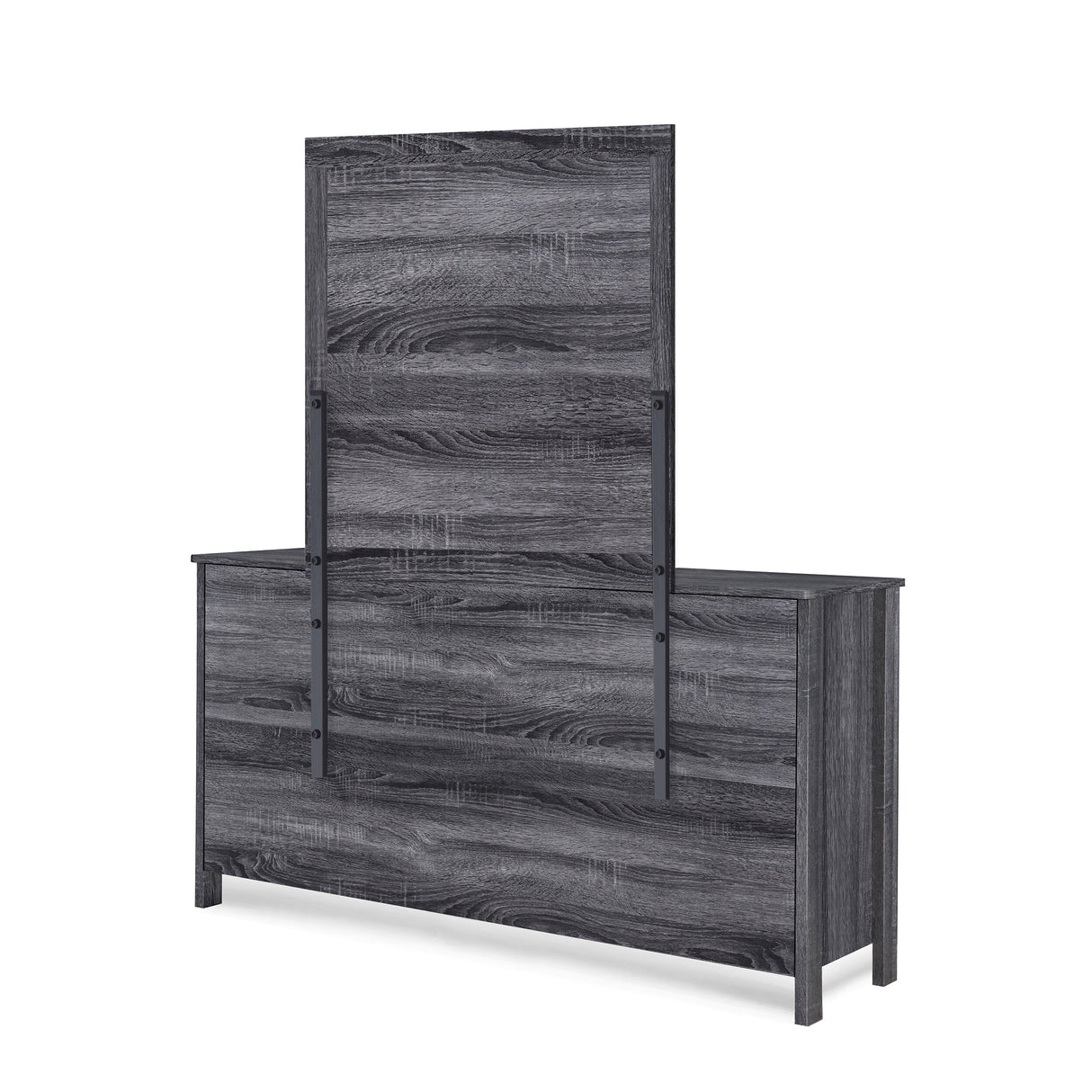 Olimont 6 Drawer Vanity Dresser with Square Mirror by Christopher Knight Home