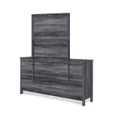 Olimont 6 Drawer Vanity Dresser with Square Mirror by Christopher Knight Home