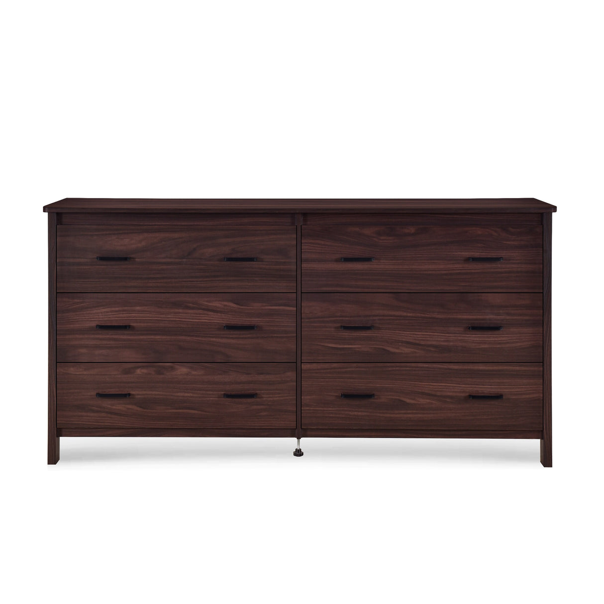 Olimont 6 Drawer Vanity Dresser with Square Mirror by Christopher Knight Home