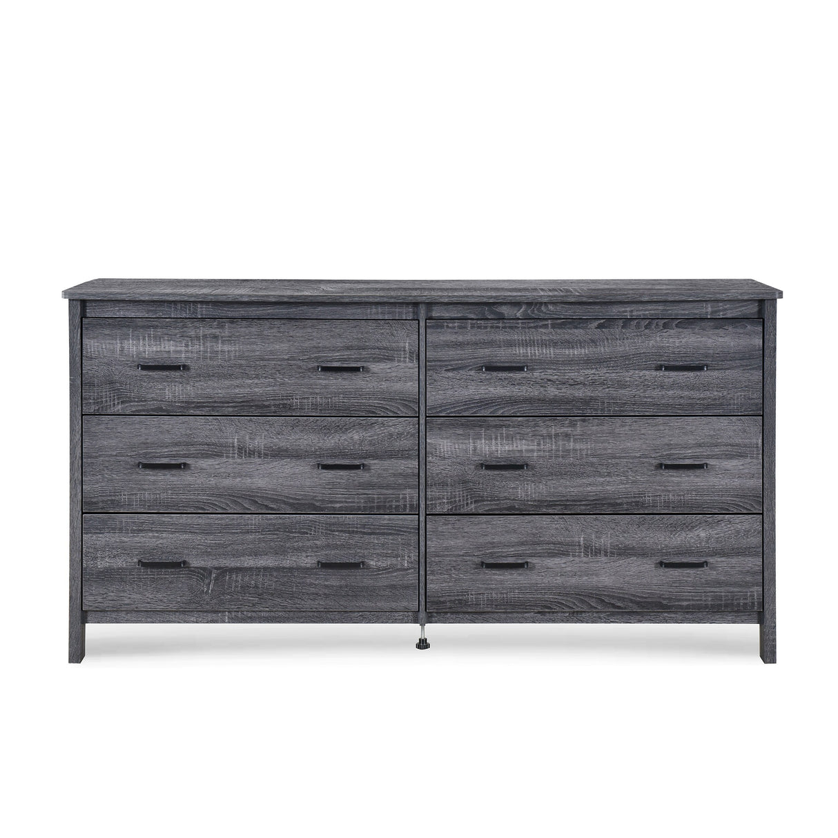 Olimont 6 Drawer Vanity Dresser with Square Mirror by Christopher Knight Home