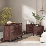 Olimont Faux Wood 3 Piece Double Dresser and Nightstand Set by Christopher Knight Home