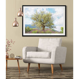 Olive Tree & Lavender-Framed Giclee Print