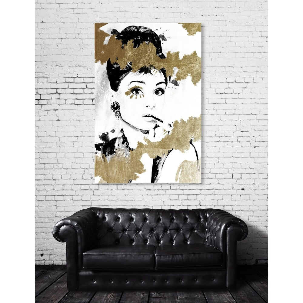 Oliver Gal 'Always the One' Fashion and Glam Wall Art Canvas Print - Black, White