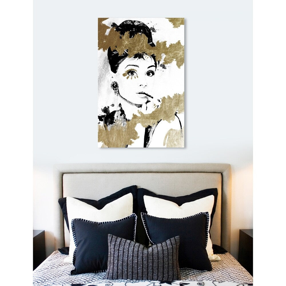 Oliver Gal 'Always the One' Fashion and Glam Wall Art Canvas Print - Black, White