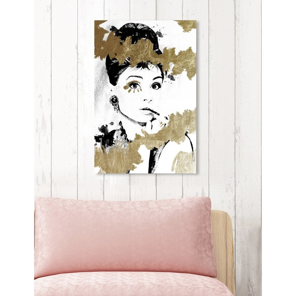 Oliver Gal 'Always the One' Fashion and Glam Wall Art Canvas Print - Black, White