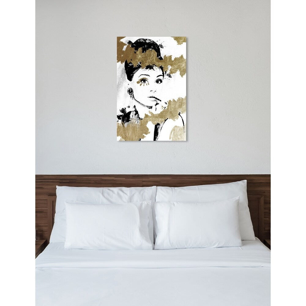 Oliver Gal 'Always the One' Fashion and Glam Wall Art Canvas Print - Black, White