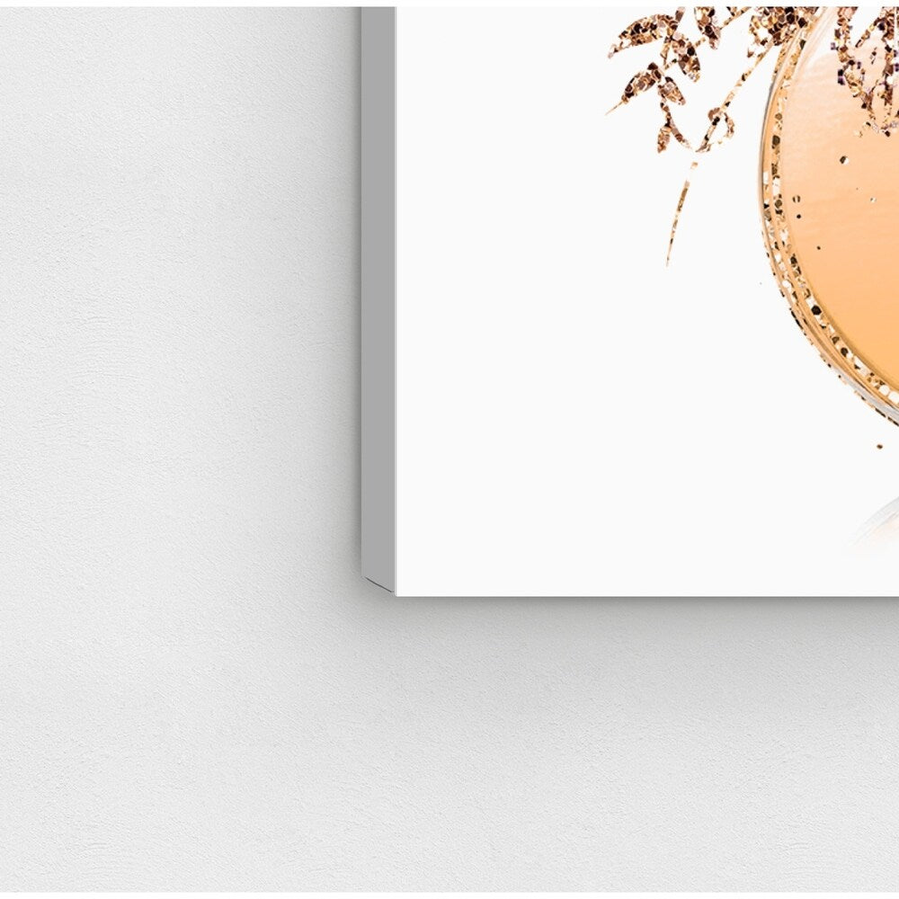 Oliver Gal 'Beige Bouquet Perfume' Floral and Botanical Wall Art Canvas Print - Pink