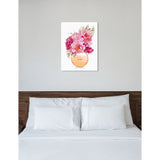 Oliver Gal 'Beige Bouquet Perfume' Floral and Botanical Wall Art Canvas Print - Pink