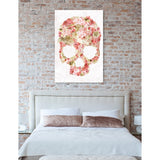 Oliver Gal 'Blush Floral Mindset Gold' Floral and Botanical Wall Art Canvas Print - Pink, White