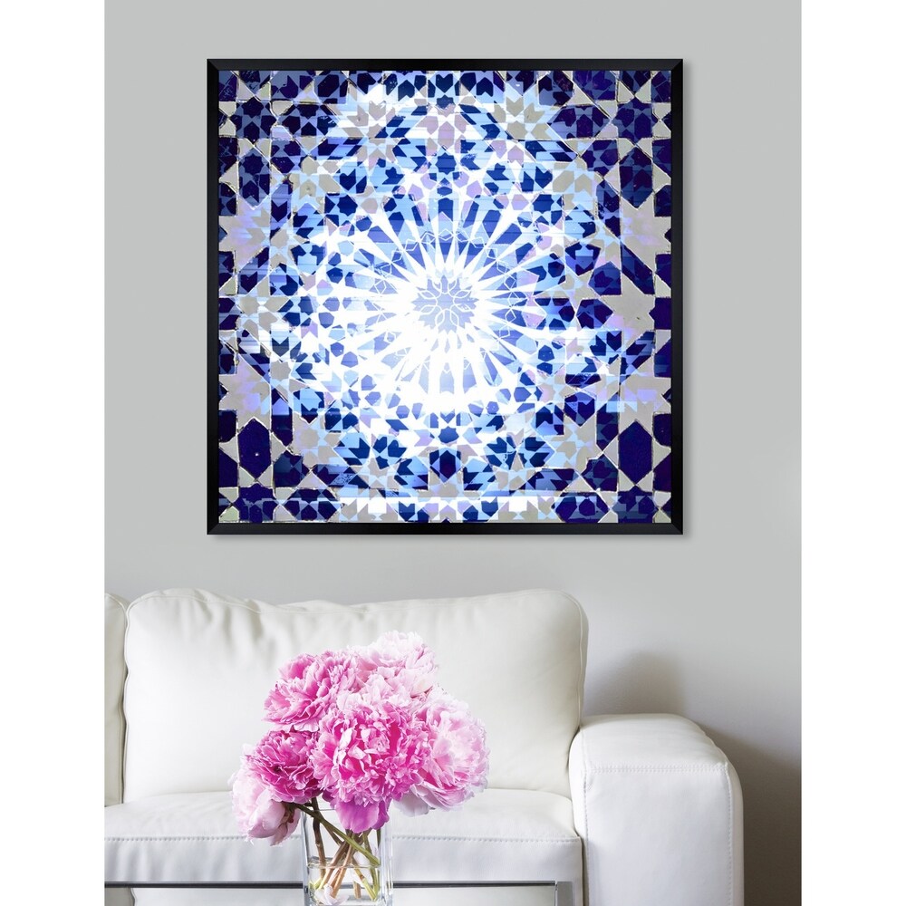 Oliver Gal 'Catalina Mor' Abstract Framed Wall Art Print