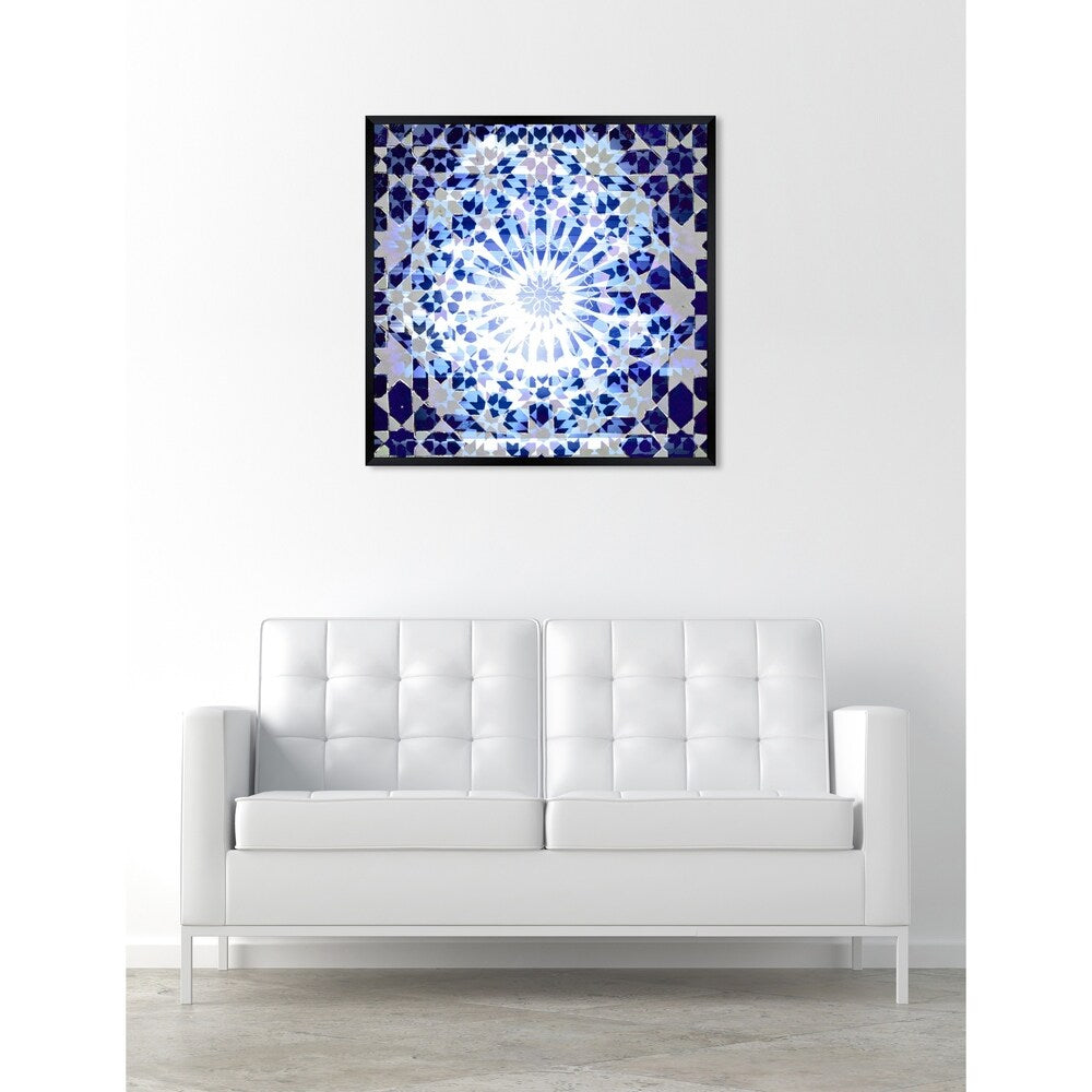 Oliver Gal 'Catalina Mor' Abstract Framed Wall Art Print