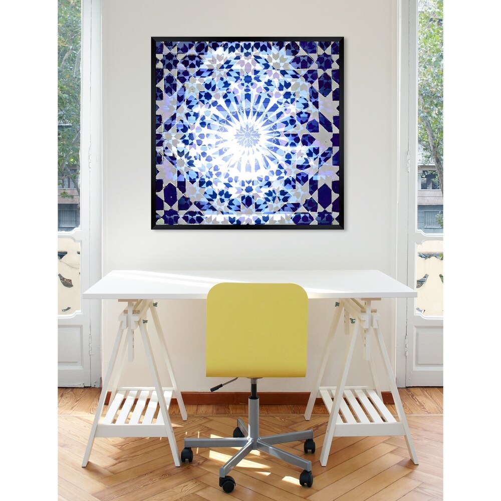 Oliver Gal 'Catalina Mor' Abstract Framed Wall Art Print