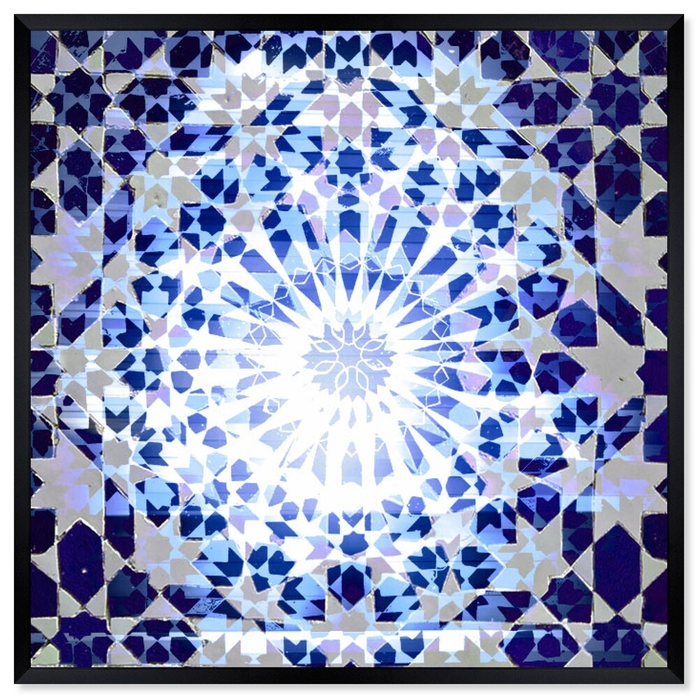 Oliver Gal 'Catalina Mor' Abstract Framed Wall Art Print