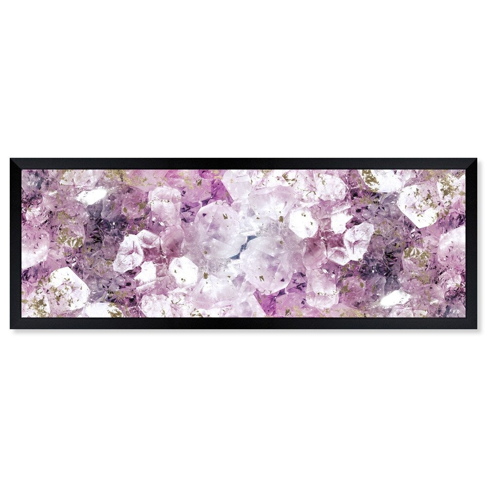 Oliver Gal 'Crystal Romance' Abstract Framed Wall Art Print