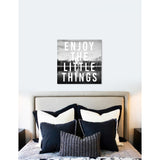 Oliver Gal 'Enjoy The View' Typography and Quotes Wall Art Canvas Print - Black, White