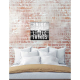 Oliver Gal 'Enjoy The View' Typography and Quotes Wall Art Canvas Print - Black, White